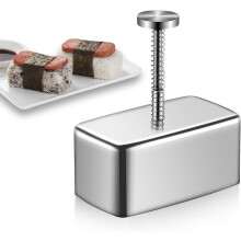 Moule en acier inoxydable antiadhésif pour Spam Musubi, kit de fabrication de musubi, moule à onigiri pour enfants, bento, pique-nique, sushi à