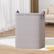 Paniers de rangement pliables en tissu avec couvercles, boîtes de rangement extra-larges pour vêtements, couvertures, linge de lit et jouets –