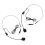 OUNONA2 τεμάχια ακουστικά με μικρόφωνο και κορδέλα για γραφείο 15.00X100.00X2.00CM μαύρο 6