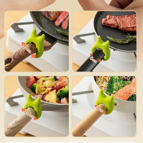 Silikon-Löffelablage für Töpfe – 2er-Pack, hitzebeständig & 2