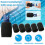 Tail Sweep Pro TSP10S com 6 escovas de espuma 4