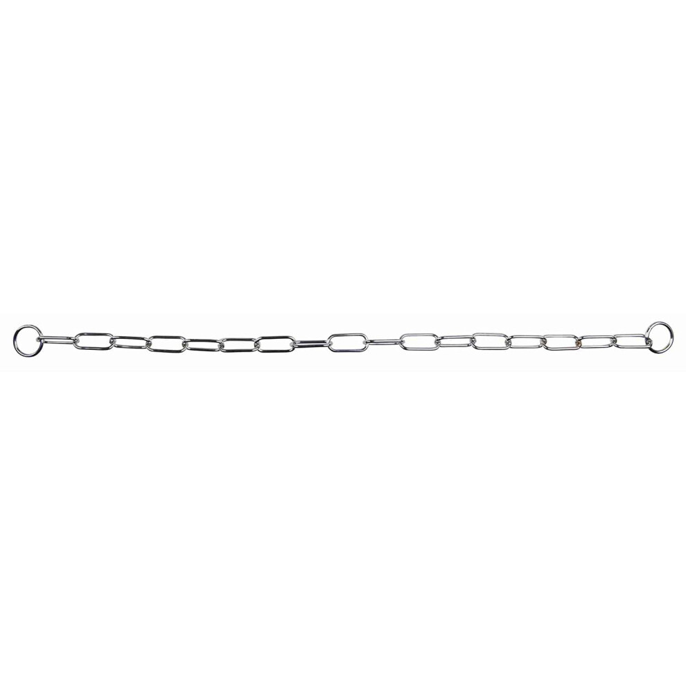 Trixie Chrome Long Link Choke Chain, 78 X 4 Mm Thickness