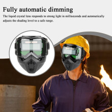 Lashelm met automatische verduistering, volledig gezichtsmasker, 1 stuk