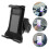 Suporte para celular em borracha ABS cinza para bicicleta, esteira e carrinho de bebê. Compacto e resistente. 8