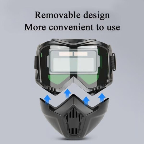 Casco da saldatura auto-oscurante integrale (1 pezzo) 2