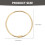 24 Pcs Large Nickel Shower Curtain Hook Versatile Rings 2