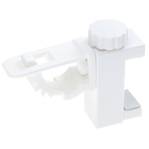 1Pc White Plastic Curtain Rod Bracket for Kitchen Home Decor