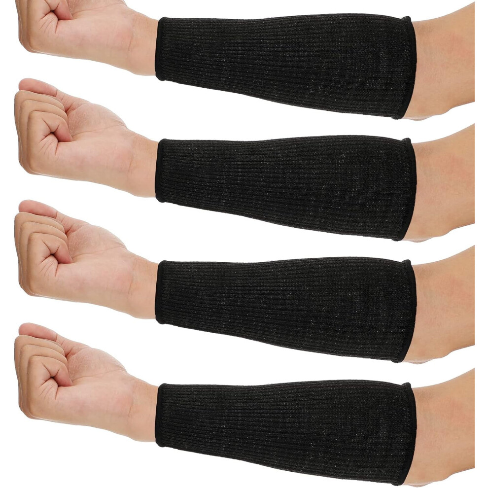 4 Pair Protective Arm Sleeves For Thin Skin Anti-Cut Burn Resistant Cover Forearm Sleeve For Cooking Construction 9152228179950