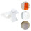 1Pc White Plastic Curtain Rod Bracket for Kitchen Home Decor 3