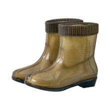 Women Rain Boots Ankle Rain Boots Waterproof Non- Casual Shoes Short Rain Boots Wide Calf For Gardening Outdoor Work And Everyday Wear Rain Boots