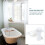 1Pc White Plastic Curtain Rod Bracket for Kitchen Home Decor 7