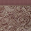 Ριγέ κουρτίνα μπάνιου Aubrey Design μπορντό 72x72 3