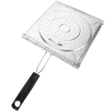 OFFIGAM Appareil à toasts et grille-quesadillas 2 en 1 en acier inoxydable, 15,33 x 7,86 x 0,79 pouces