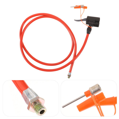 Air Pump Hose Bicycle Inflator Hose TPU 1Pack