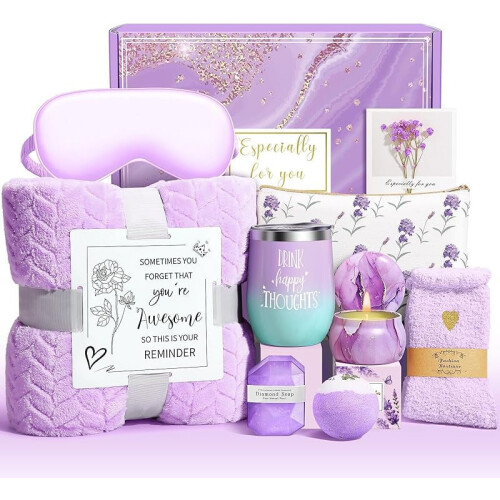 Cesta de Presente de Autocuidado para Mulheres – Tema Spa – 1 Conjunto