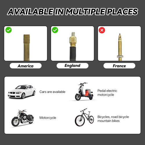 Luzes de LED para válvulas de bicicleta – Mudança de cor, acendimento automático 2