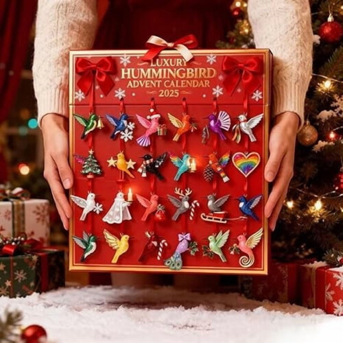 Hummingbird Advent Calendar 2025 – 24 Bird-Themed Tree 2