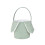 Corduroy Rabbit Ear Easter Basket Green Portable 2