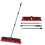 Large-sized long-handled stiff-bristle floor brush 1