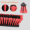 Large-sized long-handled stiff-bristle floor brush 4