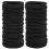 200 elastici per capelli, neri da 4 mm, ideali per capelli spessi e ricci, perfetti per code di cavallo, per donne e uomini (4 mm, neri). 3