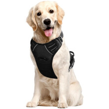 Voarge Dog Harness Large Dog No Pull Pet Harness with 2 Leash Clips, Reflective Strips, No-Choke with Easy Control Handle for Training or Walking,