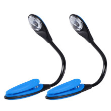 Lot de 2 lampes de chevet LED pour la lecture, lampe de table, lampe de lit ou de bureau.