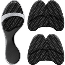 Metatarsal Pads for Women, Ball of Foot Cushions, Heel Inserts, High Heel Comfort Pads (2 Pairs), Anti Slip, Invisible Design