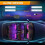 Luzes LED RGB internas para carro com modo ambiente, personalizáveis e compatíveis com música. 6
