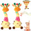 Girafa de pelúcia dançante e falante, 35 cm 1