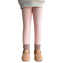 Leggings termici rosa aderenti per bambini di 5-6 anni