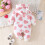 Lulshou Baby Romper – Ολόσωμη φόρμα με κουκούλα, μονόχρωμη/τυπωμένη, συμβατή με πιτζάμες 4