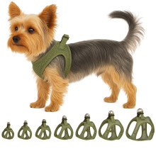 Flamingo Dog Harness Step&Go Bento Khaki XS 28-30cm 30-32cm