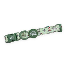 Pawsome Paws Boutique 100 Aker Woods Medium Adjustable Disney Collar with Soft Lining and Secure D-Ring