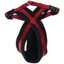 Trixie Premium Harness with Fleece Padding, Red, M?L: 50?90 cm/25 mm