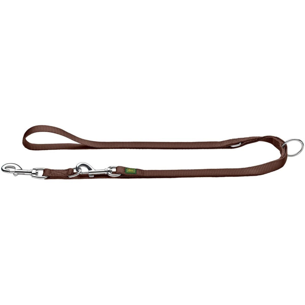 Hunter Nylon Training Lead Rope, 15/200, Medium, Brown