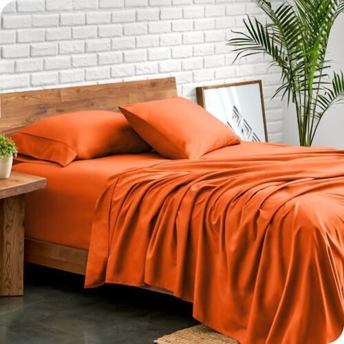 Set de cearșafuri Queen – Microfibră ultra-moale, hidro-periată, 1