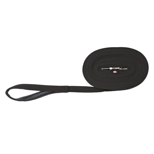 Trixie Trixie Tracking Lead Flat Strap, 5 m x 20 mm, Black 1