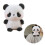 Vánoční plyšová panda 15 cm 4
