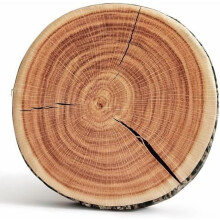 Outdoor Waterproof Throw Pillow, 3D Printed Kids Wood Log Design Floor Cushion, 16 x 2.75 in, for Home, Sofa, Bedroom – Compatible with