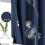 Navy Blackout Curtains 52x84 in, Polyester Thermal Panels, 3