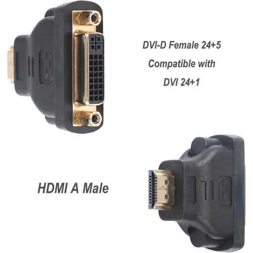 Προσαρμογέας HDMI σε DVI-D με επιχρυσωμένες υποδοχές 1