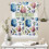 Tacar Cuirtíní Uiscedhath Hydrangea Colibrí 3 phíosa 6
