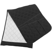 FRCOLOR Organisateur de rangement pour accoudoir de canapé, sac de rangement pour télécommande, noir