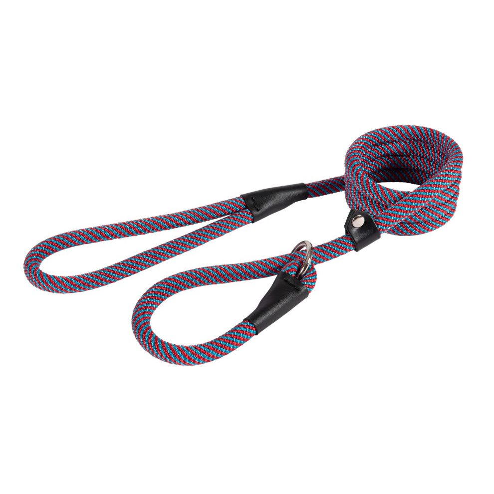 Ancol Extreme Rope Slip Lead 1.5Mx12mm Red/Blue