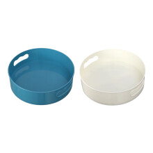 Conjunto de 2 suportes giratórios Lazy Susan para armário de cozinha