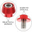 Worgeous2Pcs Swingarm Spools Guide Roller Slider Bidet Bolt Locks for Doors Screws Man Red 8