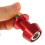 Worgeous2Pcs Swingarm Spools Guide Roller Slider Bidet Bolt Locks for Doors Screws Man Red 3