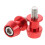 Worgeous2Pcs Swingarm Spools Guide Roller Slider Bidet Bolt Locks for Doors Screws Man Red 5