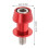 Worgeous2Pcs Swingarm Spools Guide Roller Slider Bidet Bolt Locks for Doors Screws Man Red 2